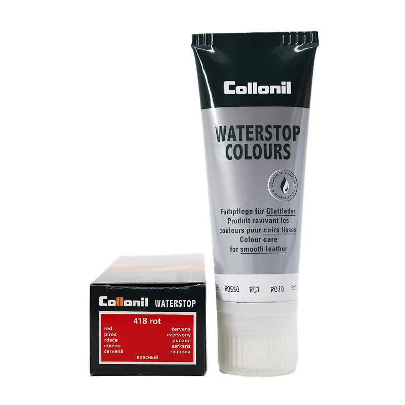 COLLONIL Collonil Waterstop Colours - rode schoensmeer in tube