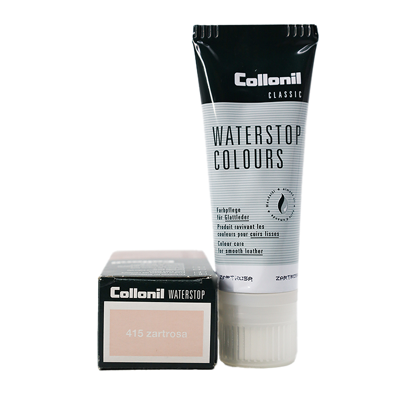 COLLONIL Collonil Waterstop Colours - zacht roze schoensmeer in tube