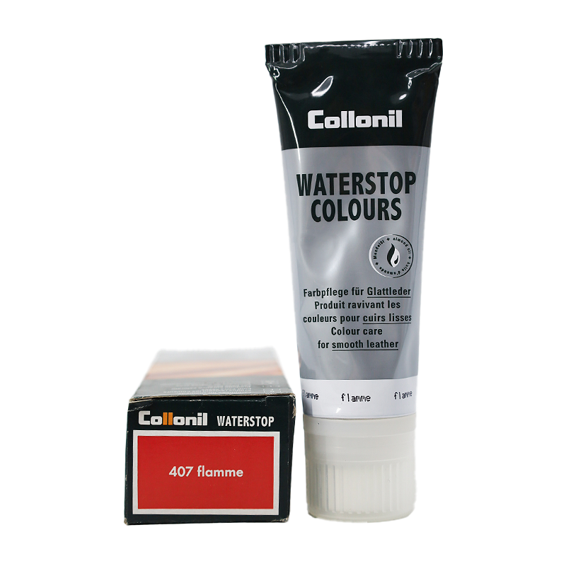 COLLONIL Collonil Waterstop Colours - vuurrode schoensmeer in tube