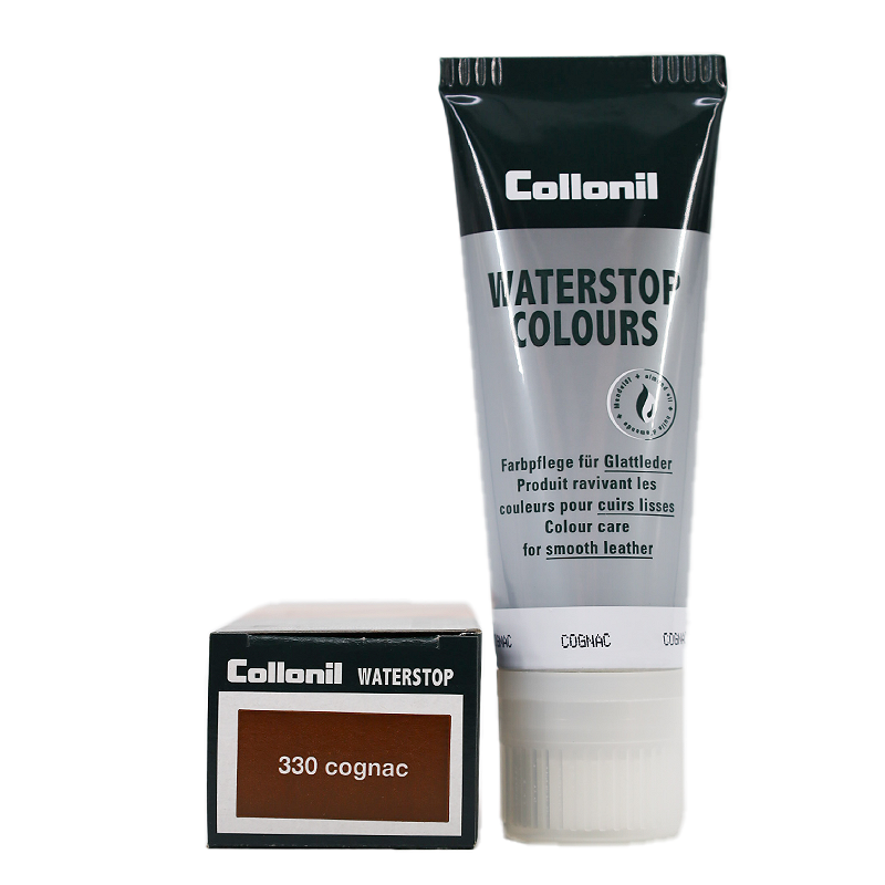 COLLONIL Collonil Waterstop Colours - cognac schoensmeer in tube