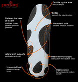 PEDAG Pedag sportsline Energy - sportzolen - hoge voetboog
