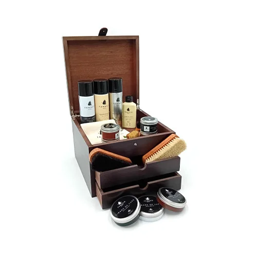 FAMACO Famaco schoenpoetskist Grand Cube luxe onderhoudsset