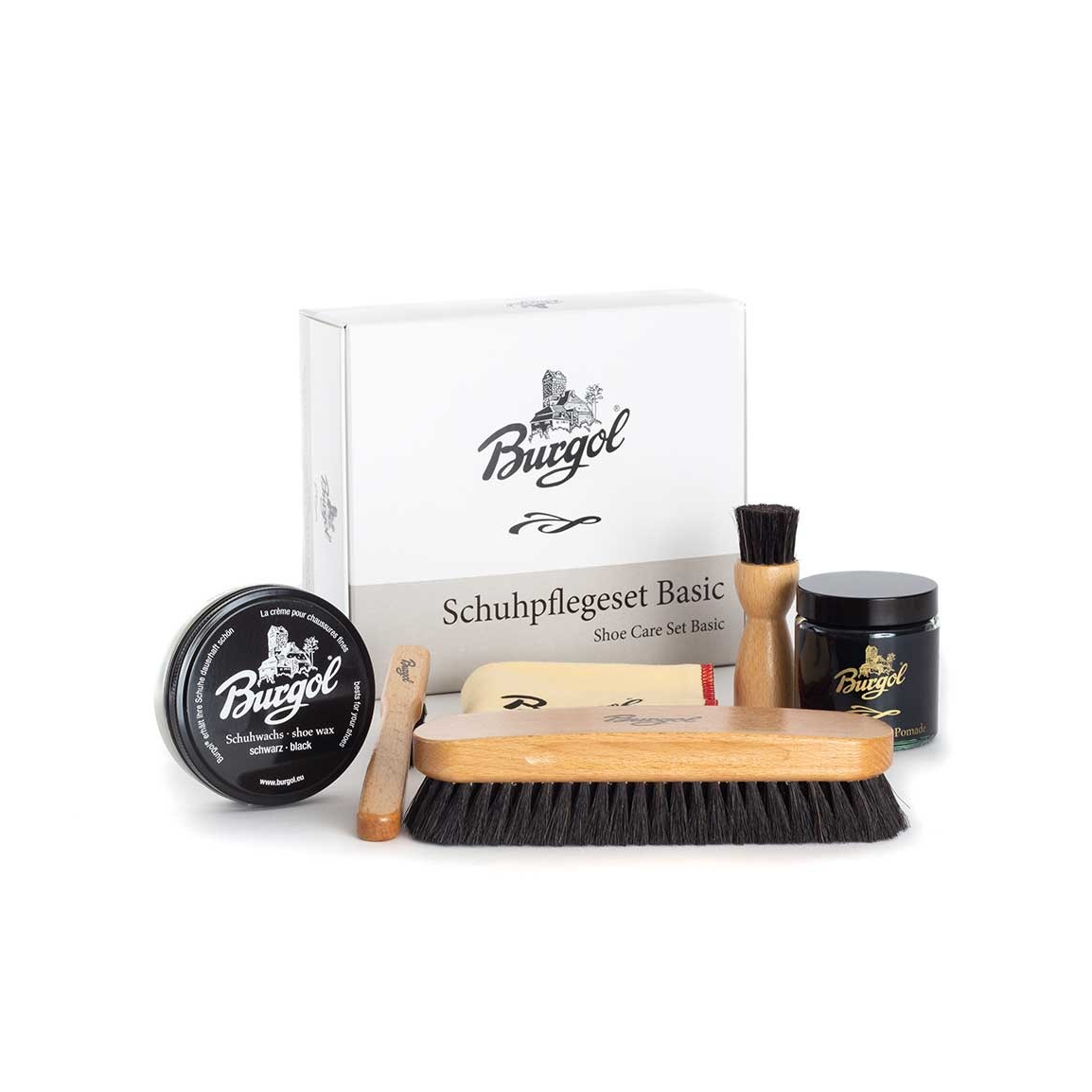 BURGOL Burgol schoenonderhoud set basic – complete verzorgingsset leer