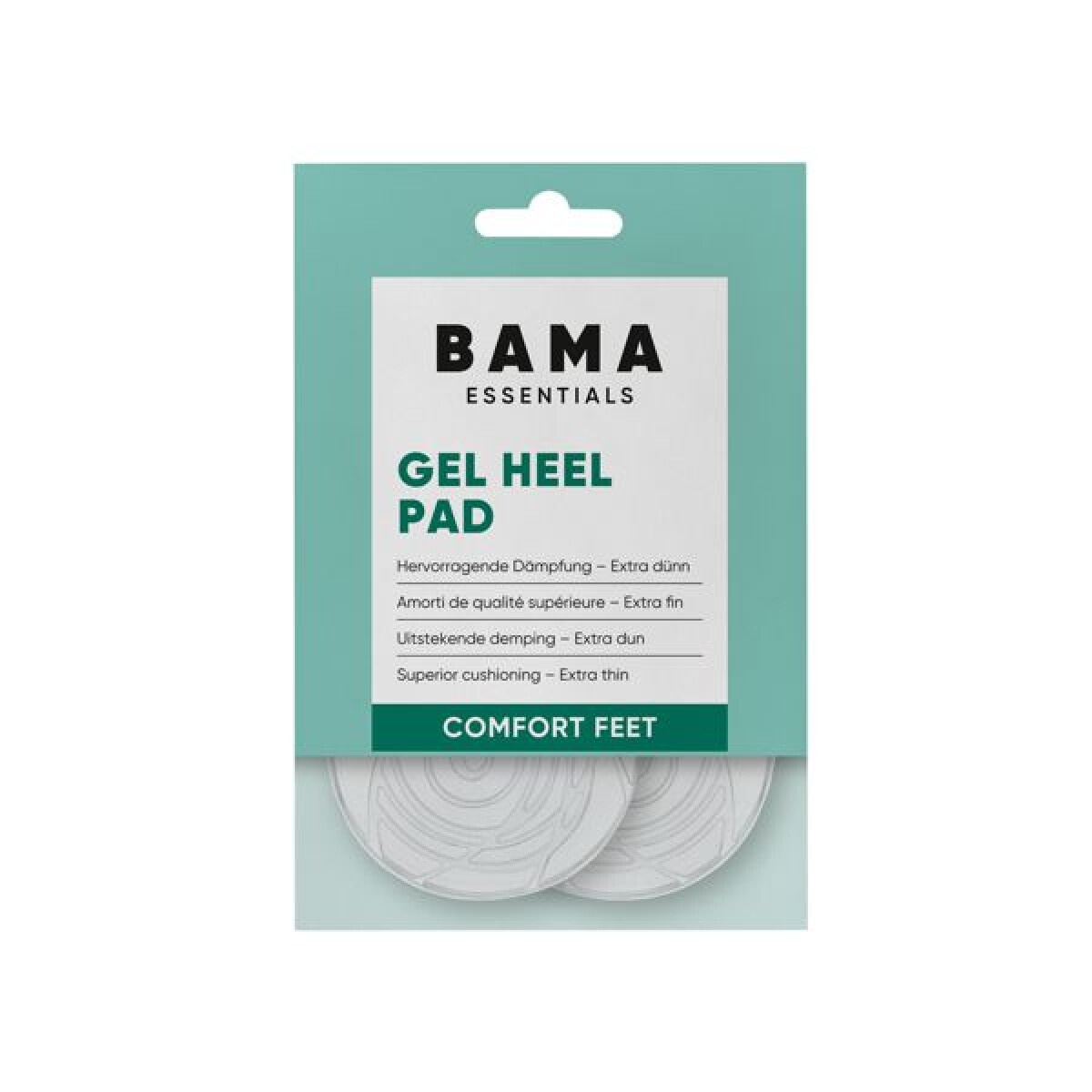 BAMA Bama Essentials Gel Heel Pad – zelfklevende gel loopschoenenvering