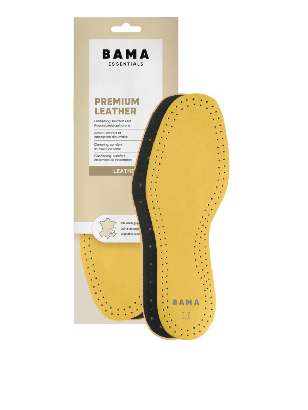 BAMA Bama Premium Leather Inlegzool – luxe leer, geurneutralisatie & comfort