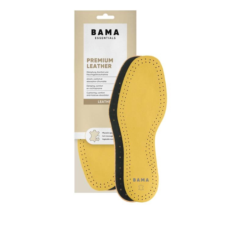 BAMA Bama Premium Leather Inlegzool – luxe leer, geurneutralisatie & comfort