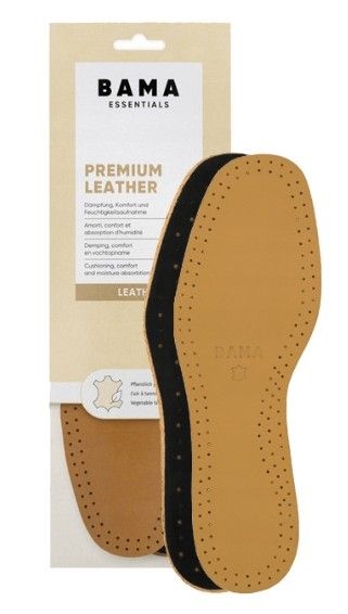 BAMA Bama Premium Leather Inlegzool – luxe leer, geurneutralisatie & comfort