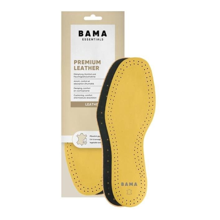 BAMA Bama Premium Leather Inlegzool – luxe leer, geurneutralisatie & comfort