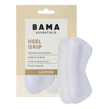 BAMA Bama Essentials Heel Grip – grijs suède hielkussen tegen slippen