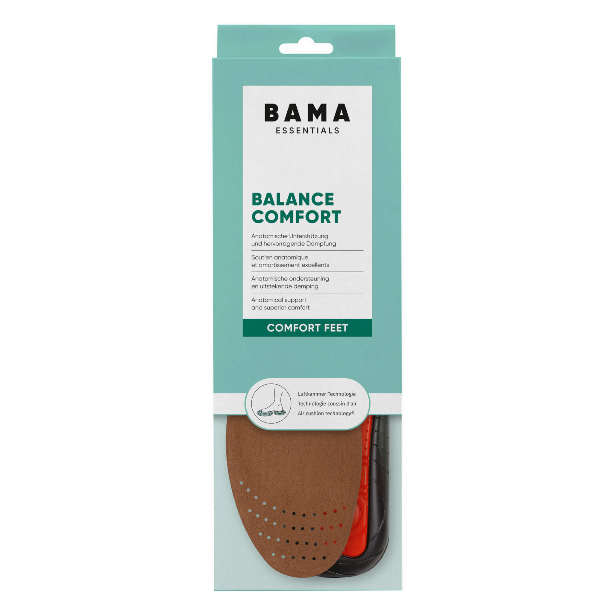 BAMA Bama Balance Comfort voetbed – inlegzool met gelkussens en steun