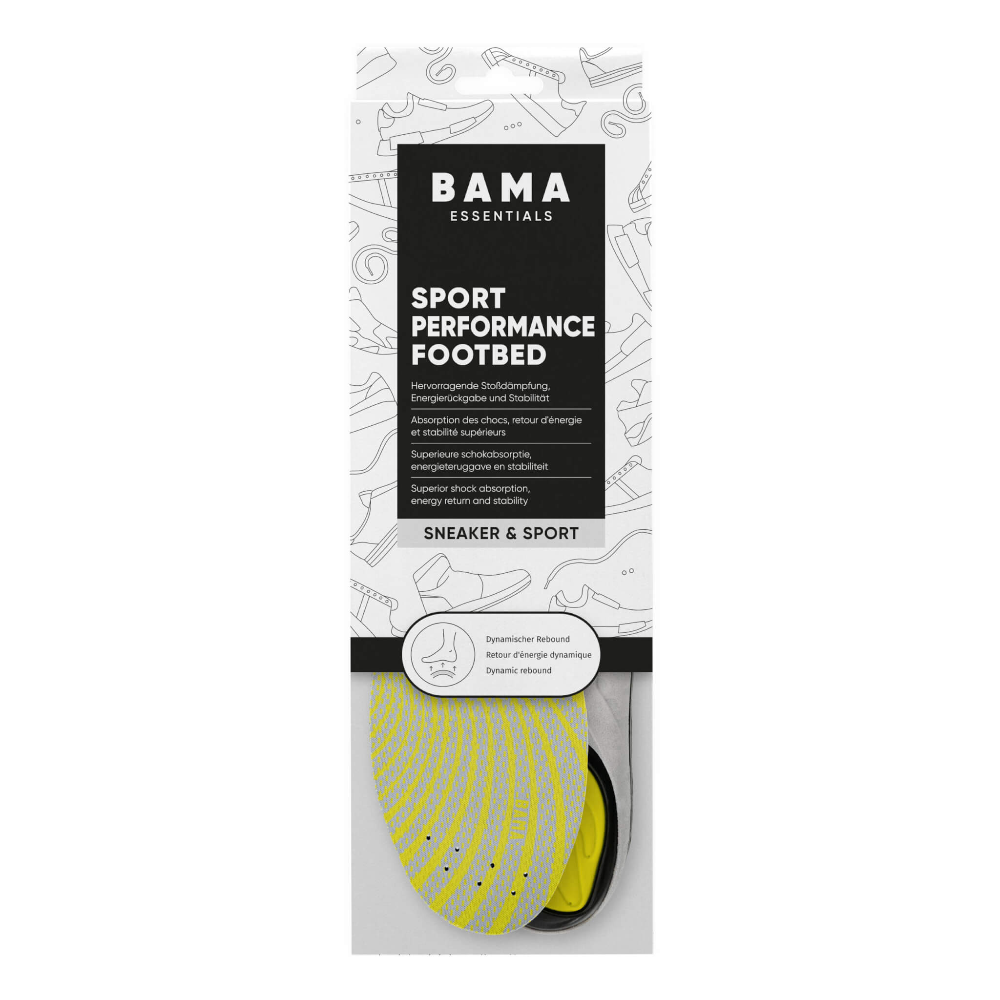 BAMA Bama sport performance voetbed – inlegzool met gel­demper