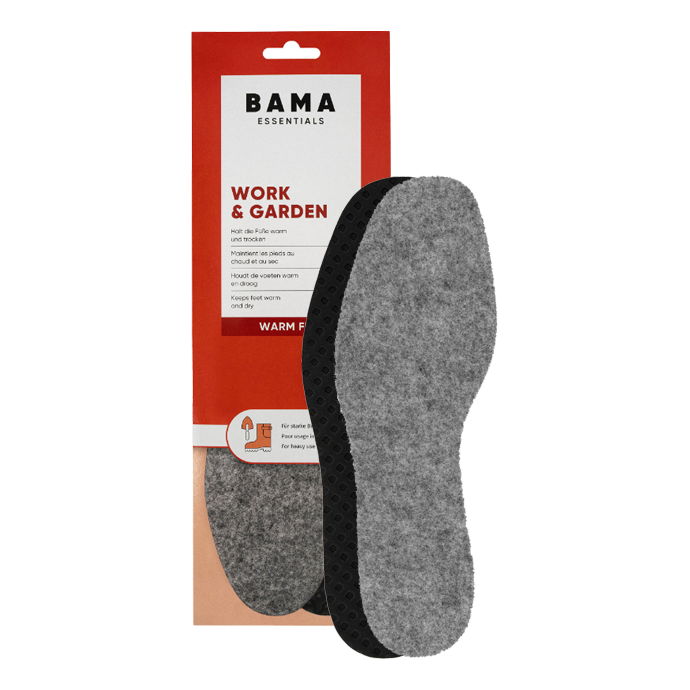 BAMA Bama Work & Garden Black inlegzool – comfort voor werklaarzen