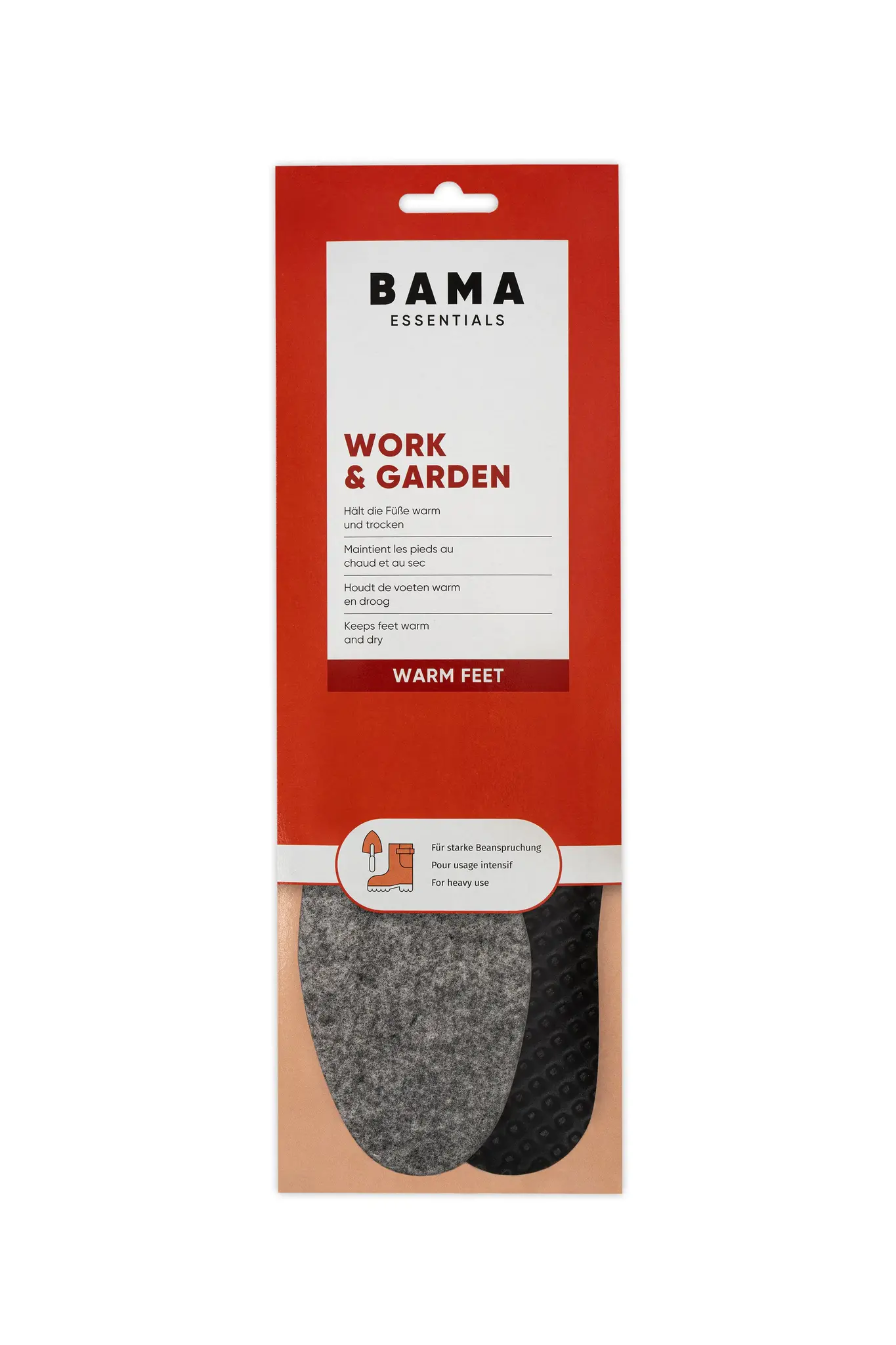 BAMA Bama Work & Garden Black inlegzool – comfort voor werklaarzen