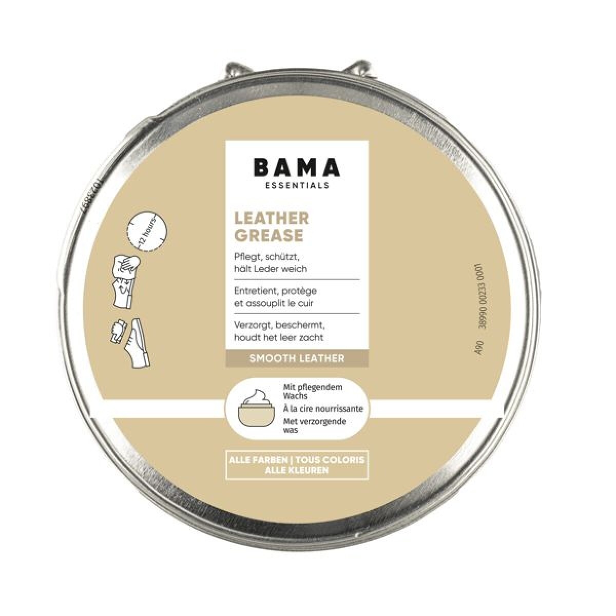 BAMA Bama Leather Grease – ledervet met wasformule voor glad leer (100ml)