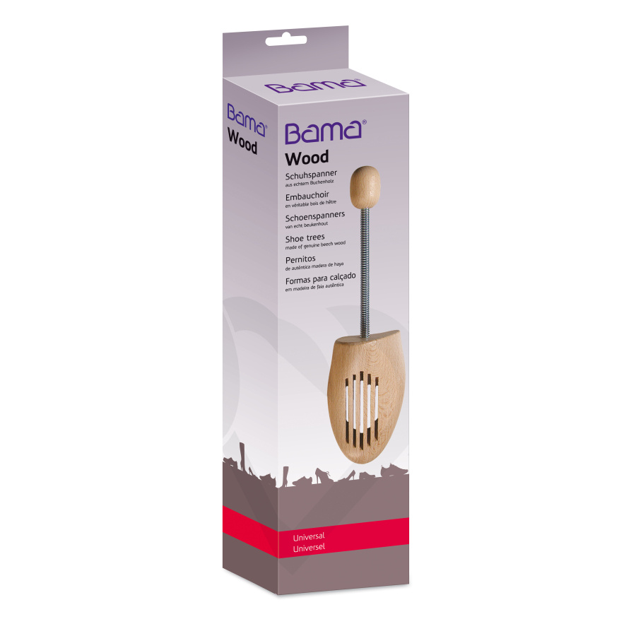 BAMA Bama houten schoenspanner – massief hout voor vormbehoud schoenen