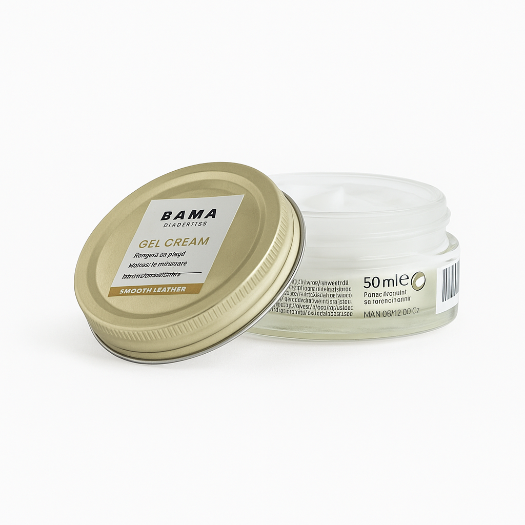 BAMA Bama Gel Cream – verzorgende crème voor fijn en delicaat leer (50ml)