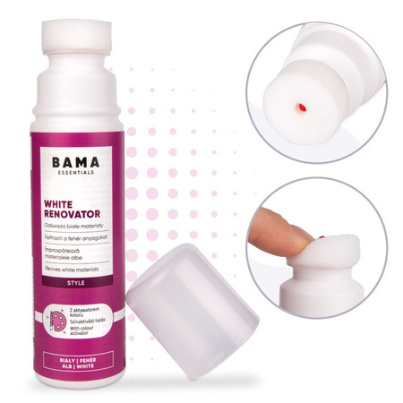 BAMA Bama White Renovator – dekcrème voor witte leren schoenen en sneakers (75ml)