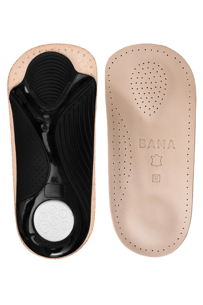 BAMA Bama Premium Leather Footbed ¾ – leren steunzool, opvolger van de Bama Futura