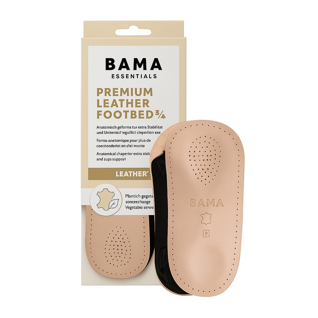 BAMA Bama Premium Leather Footbed ¾ – leren steunzool, opvolger van de Bama Futura