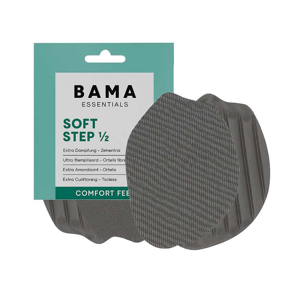 BAMA Bama Soft Step ½ – comfortabele halflange inlegzool voor voorvoet en hiel