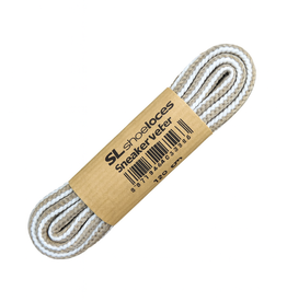 SL LINE Braided SL shoelaces 120cm - beige/wit