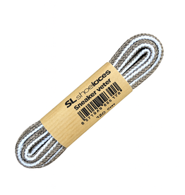 SL LINE Braided SL shoelaces 120cm - taupe/wit