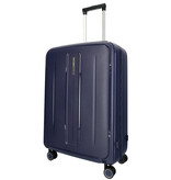 Enrico Benetti Enrico Benetti koffer 75 cm Navy Blue – lichtgewicht met TSA-slot