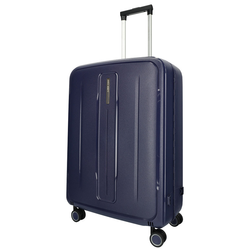 Enrico Benetti Enrico Benetti koffer 75 cm Navy Blue – lichtgewicht met TSA-slot