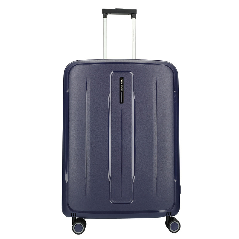 Enrico Benetti Enrico Benetti koffer 75 cm Navy Blue – lichtgewicht met TSA-slot