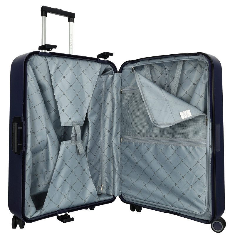 Enrico Benetti Enrico Benetti koffer 75 cm Navy Blue – lichtgewicht met TSA-slot