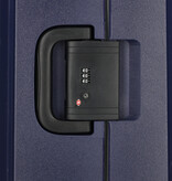 Enrico Benetti Enrico Benetti koffer 75 cm Navy Blue – lichtgewicht met TSA-slot