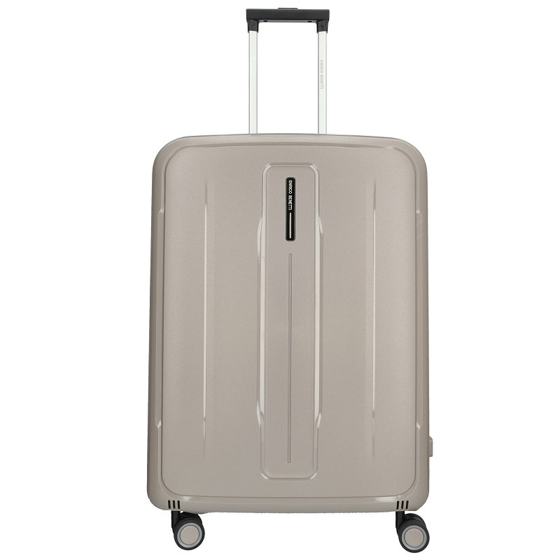 Enrico Benetti Enrico Benetti koffer 75 cm Taupe – lichtgewicht met TSA-slot