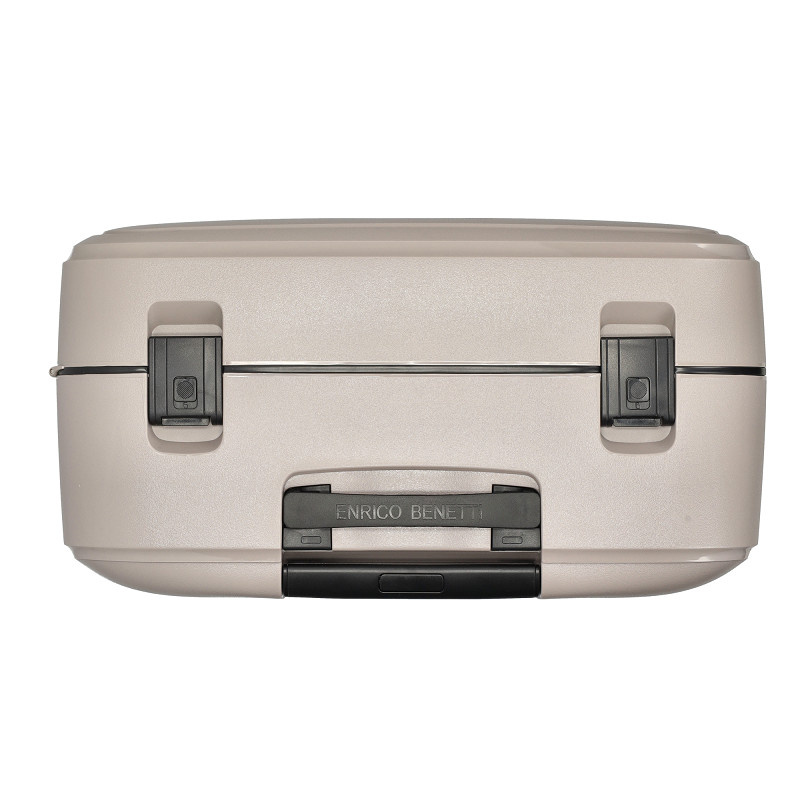 Enrico Benetti Enrico Benetti koffer 75 cm Taupe – lichtgewicht met TSA-slot