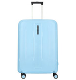 Enrico Benetti Enrico Benetti koffer 75 cm Light Blue – lichtgewicht met TSA-slot