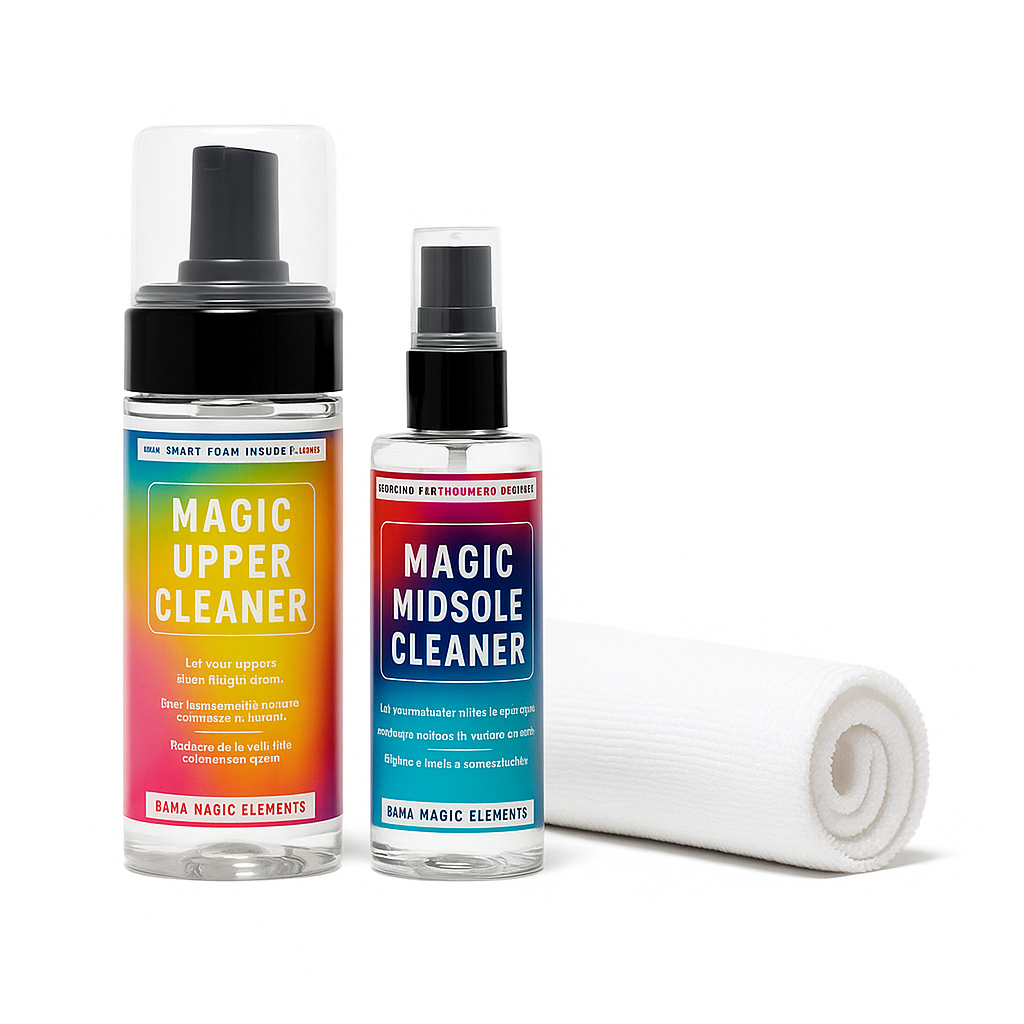 BAMA Bama Magic Set – complete schoenreinigingskit met reinigers en doek