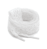 Muller & Sons Veters kant wit 120cm – stijlvolle modeveters