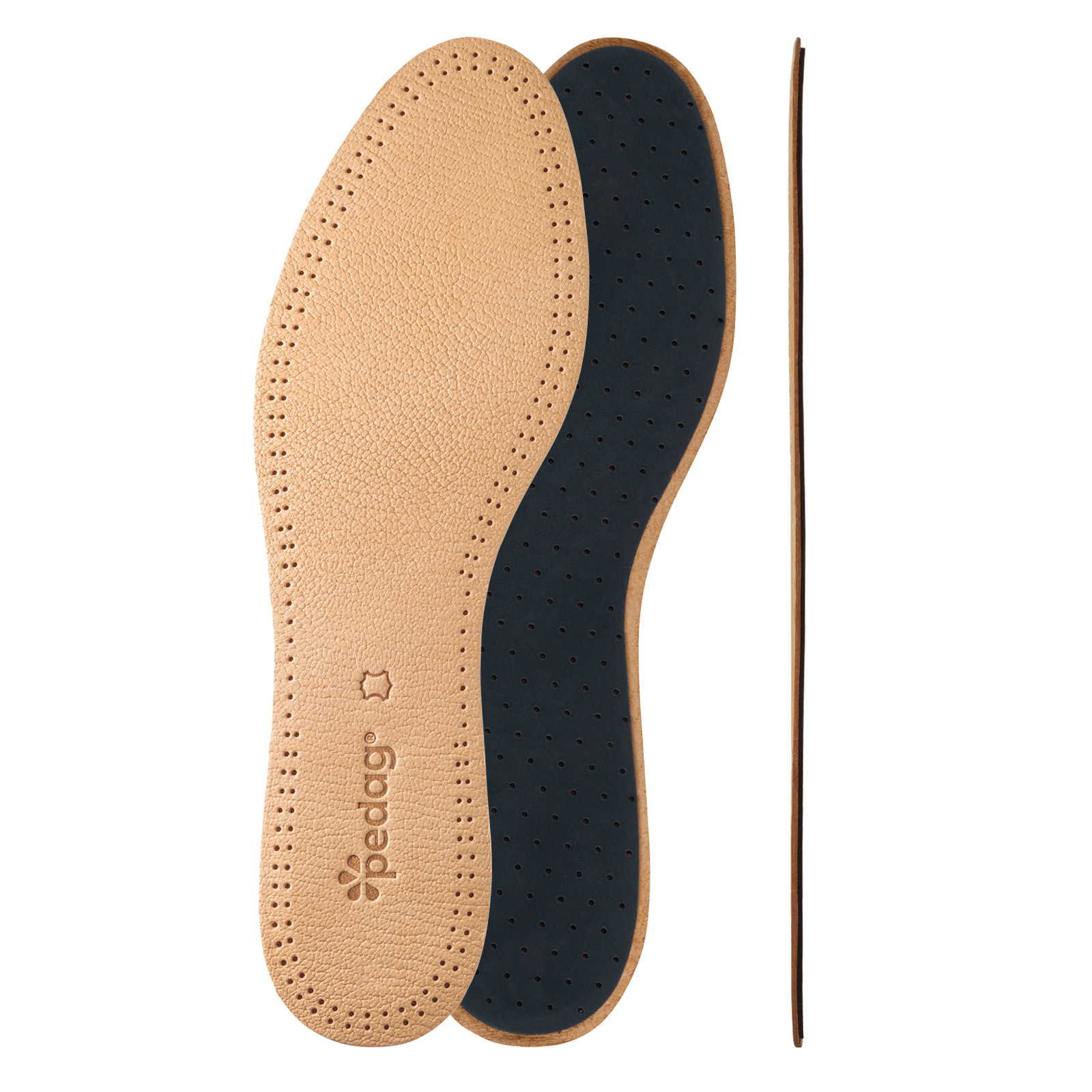 PEDAG Pedag Royal Leather inlegzolen van echt leer voor optimaal comfort