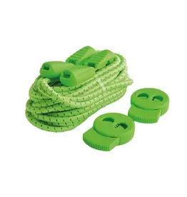 E&A elastic laces - elastische veters met stopper - groen