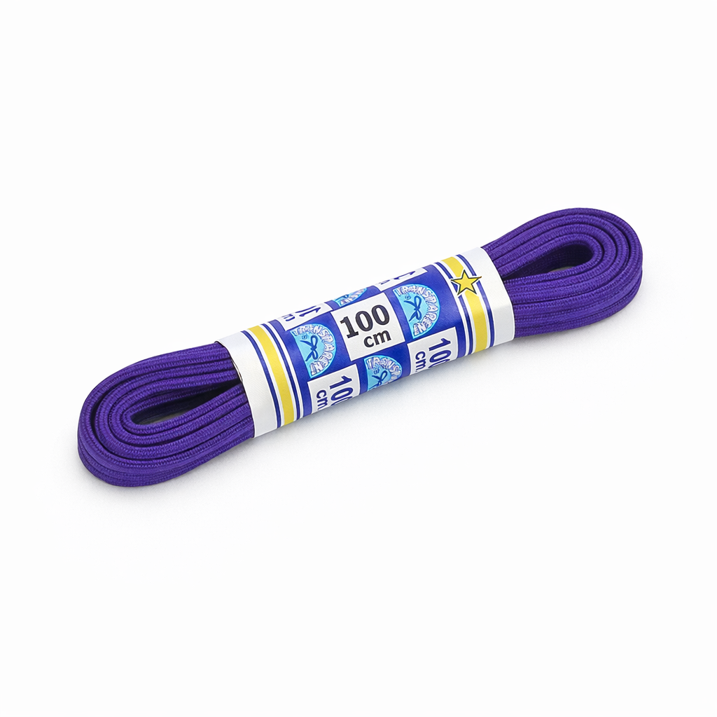 ShoeSupply.eu Elastische platte veters 100cm - paars