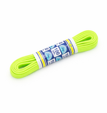 Elastische platte veters 75cm - fluor geel