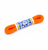 Elastische platte veters 75cm - fluor oranje