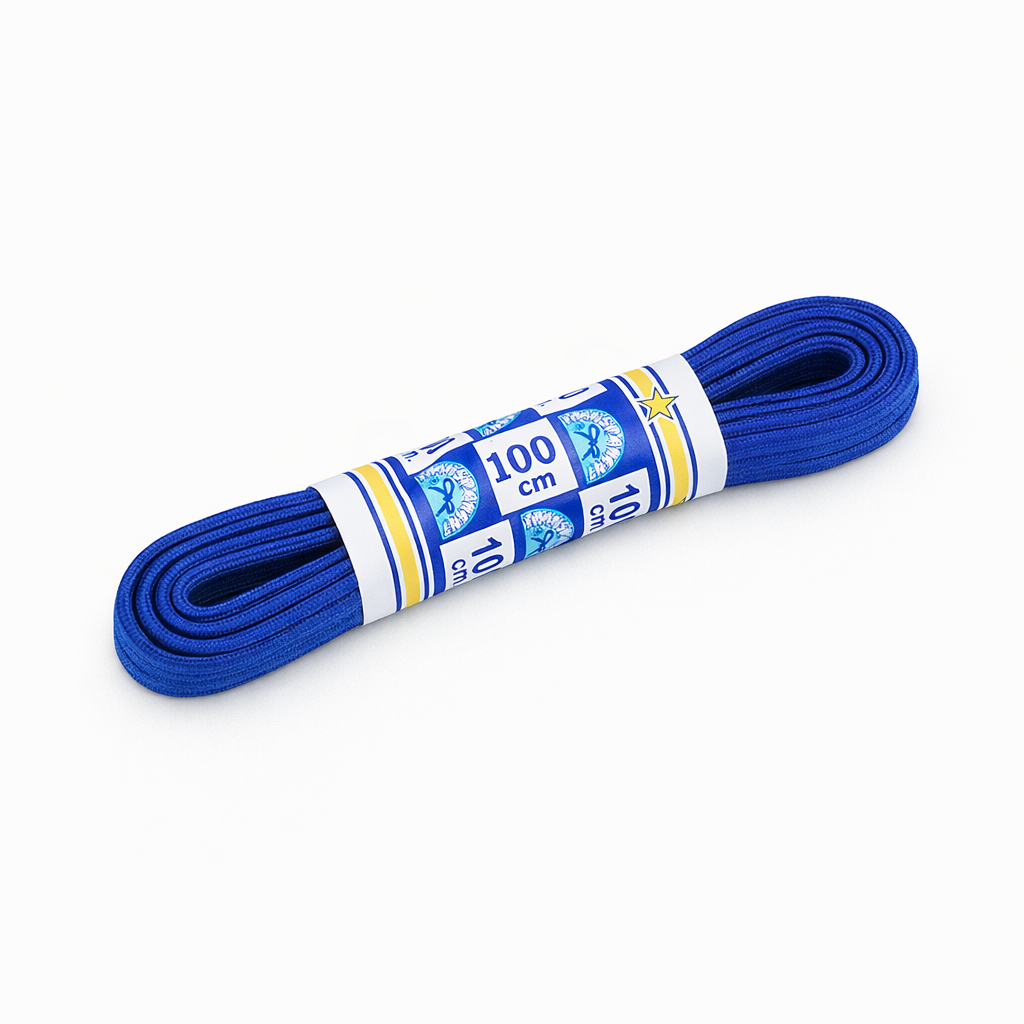 ShoeSupply.eu Elastische platte veters 75cm - royal blauw