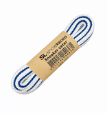 SL LINE Van Bommel veters – SL Braided Laces wit/blauw