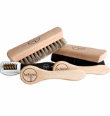 SL LINE Schoenborstel set – complete borstelset met paardenhaar en suèdeborstel