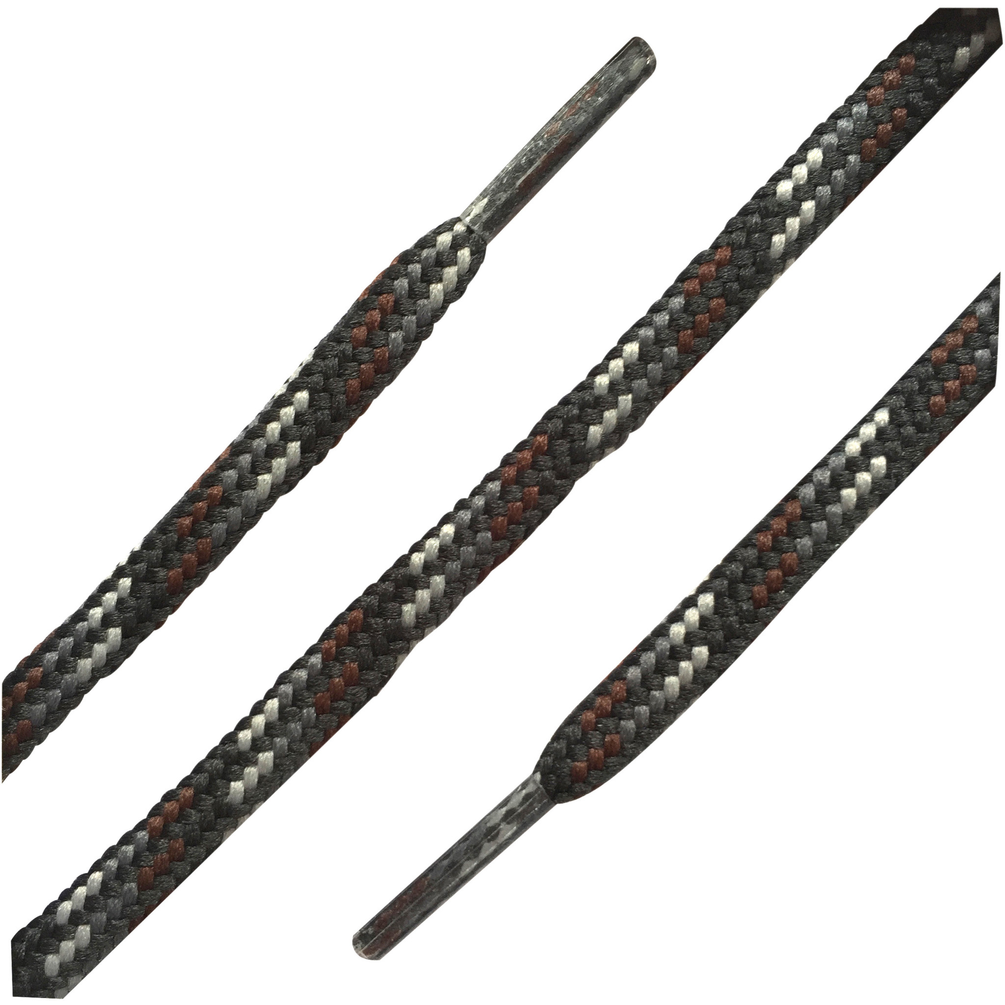 BARTH Wandelschoenveters 180 cm antraciet bruin grijs