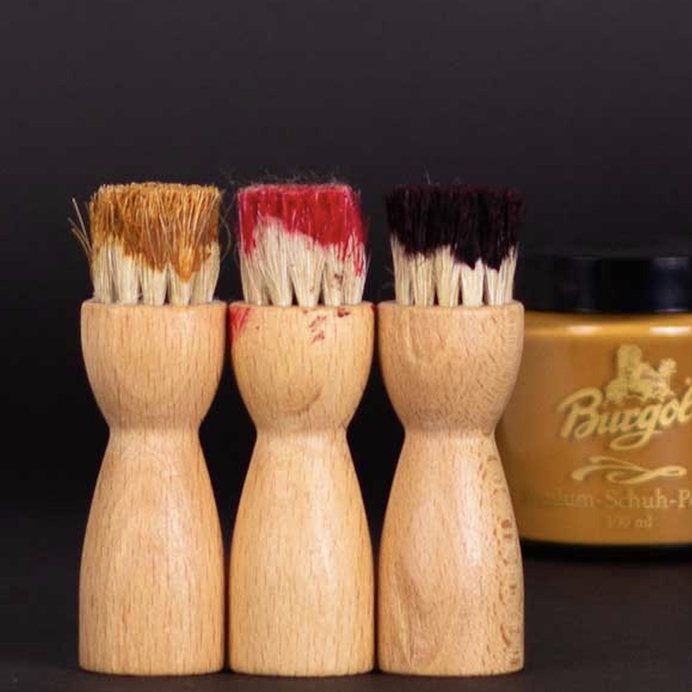 BURGOL Burgol jar brushes – insmeerborstel met lange steel