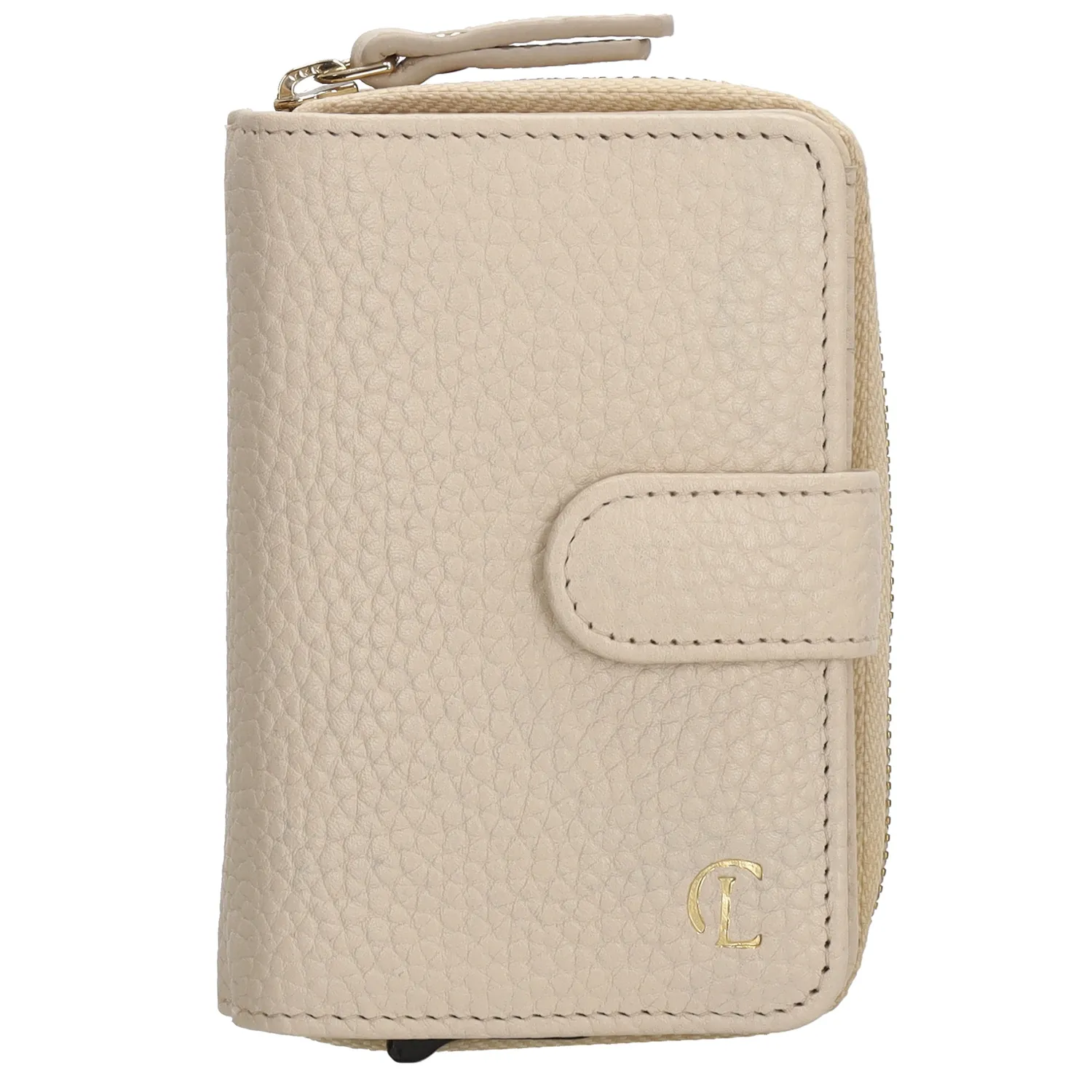 Charm London Charm London Washington pasjeshouder leer RFID - creme