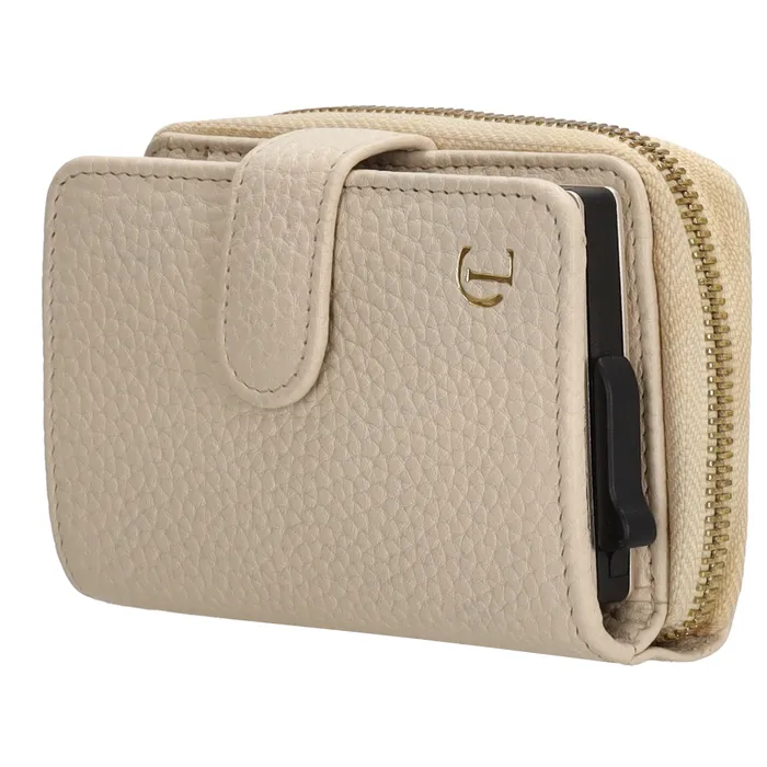 Charm London Charm London Washington pasjeshouder leer RFID - creme