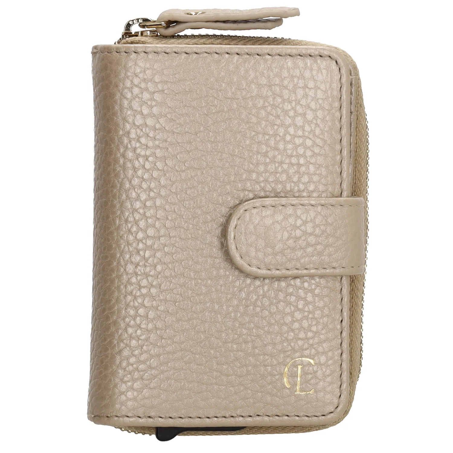 Charm London Charm London Washington pasjeshouder leer RFID - champagne