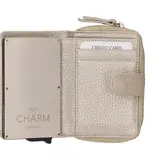 Charm London Charm London Washington pasjeshouder leer RFID - champagne